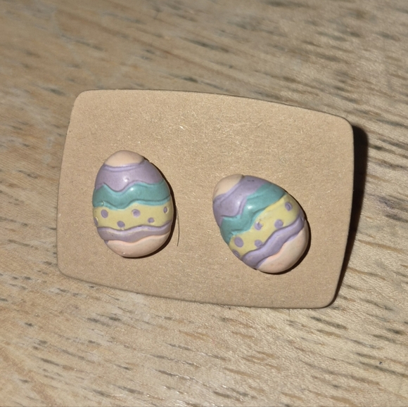 Easter Bunny And Egg Earrings Lot - Picture 3 of 4